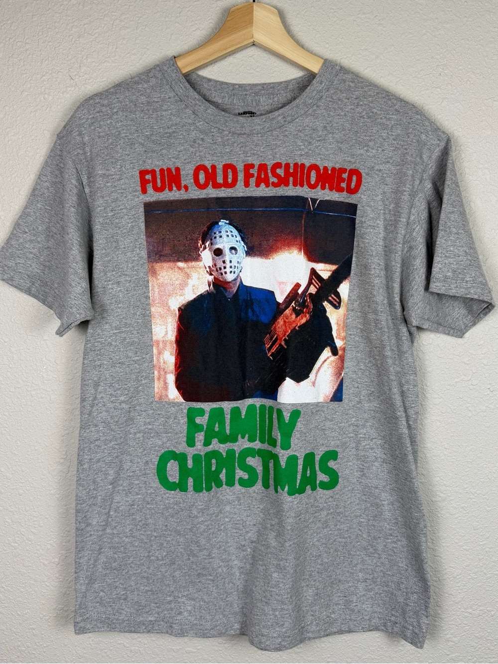 Christmas Vacation Jason Voorhees Fun Old Fashioned Family Christmas T Shirt M